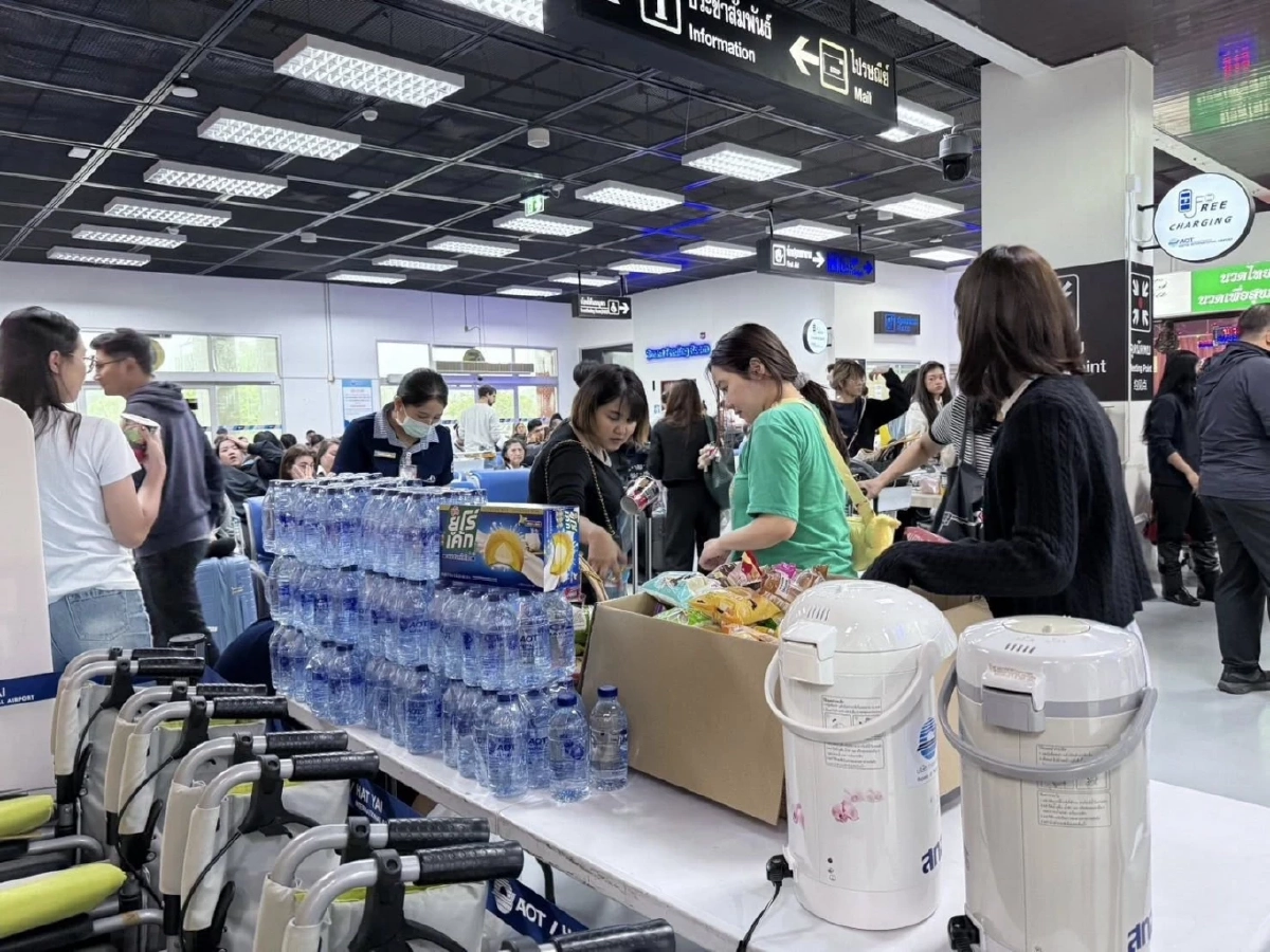 สนามบินหาดใหญ่ เปิดให้บริการปกติ แม้ฝนตกหนักต่อเนื่อง