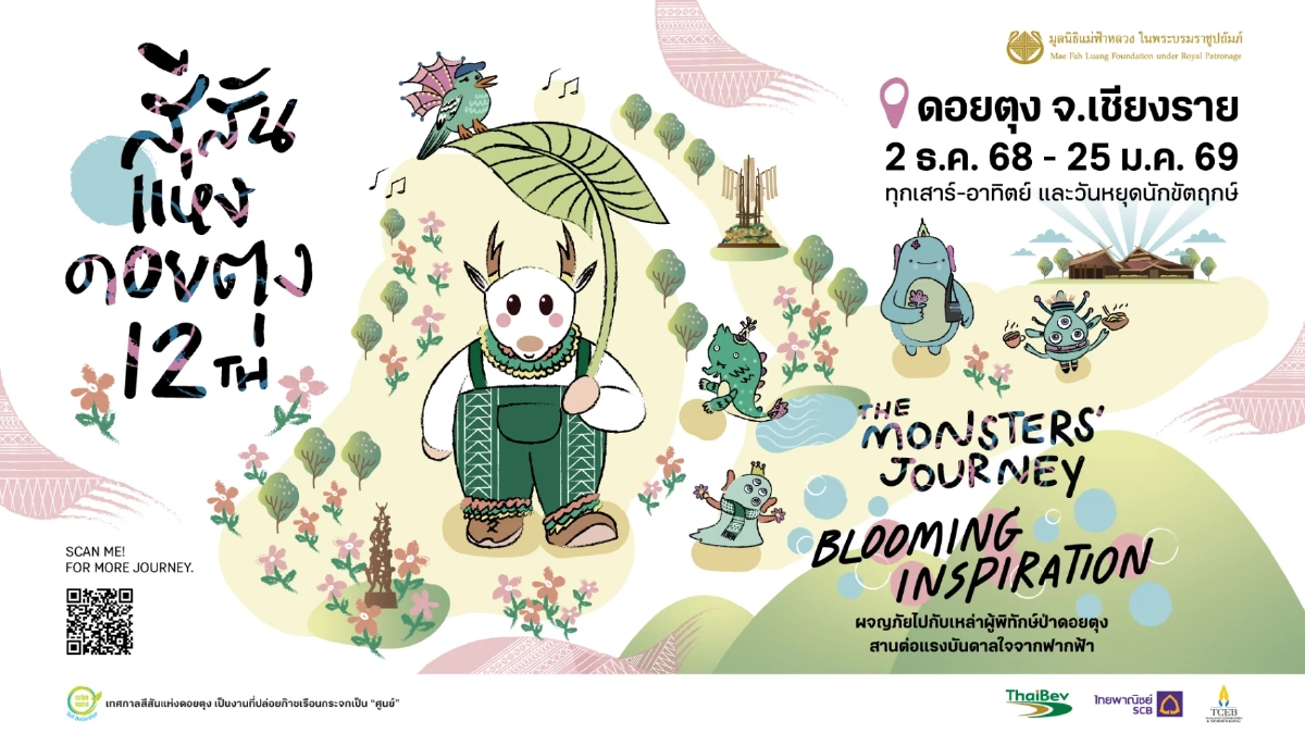 มัดรวมไฮไลท์ห้ามพลาด! “สีสันแห่งดอยตุง ครั้งที่ 12 The Monsters’ Journey