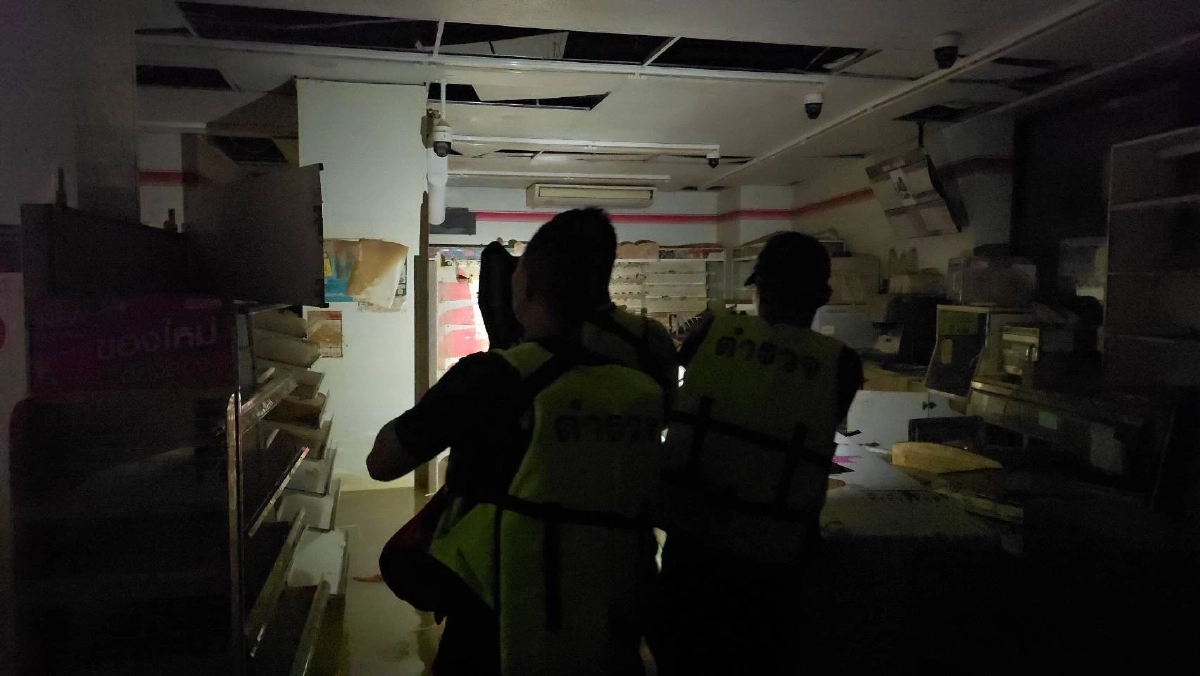 ชุดปฏิบัติการพิเศษแดนไทย 54 ตรวจสอบเขต 8 เหตุคนร้าย บุกปล้นร้านสะดวกซื้อ