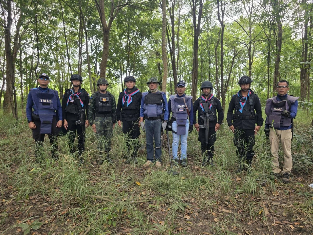 กกล.บูรพาเก็บกู้ “ทุ่นระเบิดสังหารบุคคล MN79” สำเร็จปลอดภัย