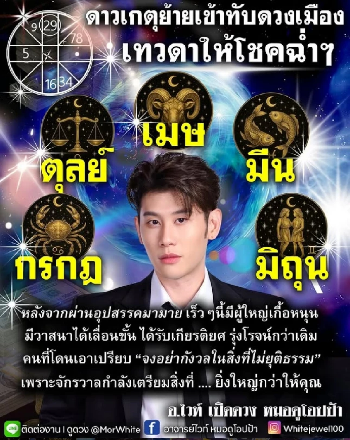 \'5 ราศี\' จากมรสุมชีวิตพลิกสู่ความรุ่ง \'ดาวเกตุย้ายทับดวงเมือง\'สะเทือน