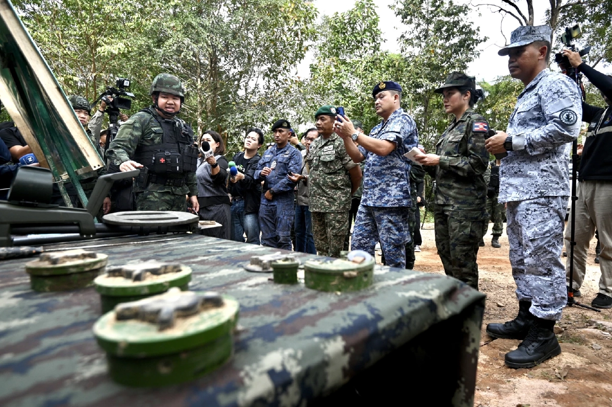 นาทีทหารไทย รอดหวุดหวิด หลังเหยียบทุ่นระเบิดกัมพูชา คณะ AOT ชี้ \"โชคดีมาก\"