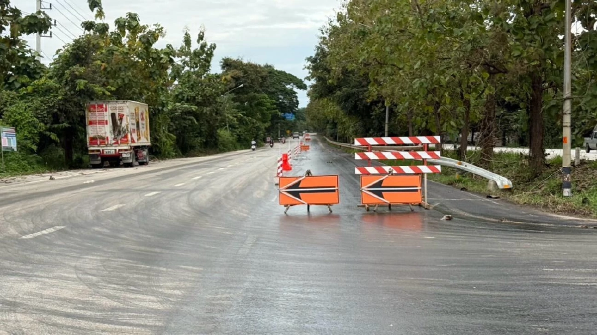 กรมทางหลวง ชี้ อุบัติเหตุ รถลื่นยางมะตอย เกิดจากความบกพร่อง