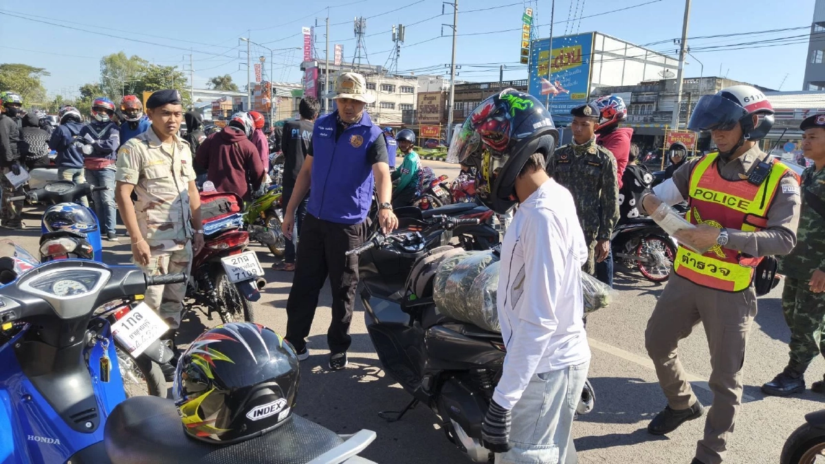 “ทริปน้ำไม่อาบ” วันแรกพบผู้กระทำผิดเกือบพันราย เสพยาบ้า 2 ราย