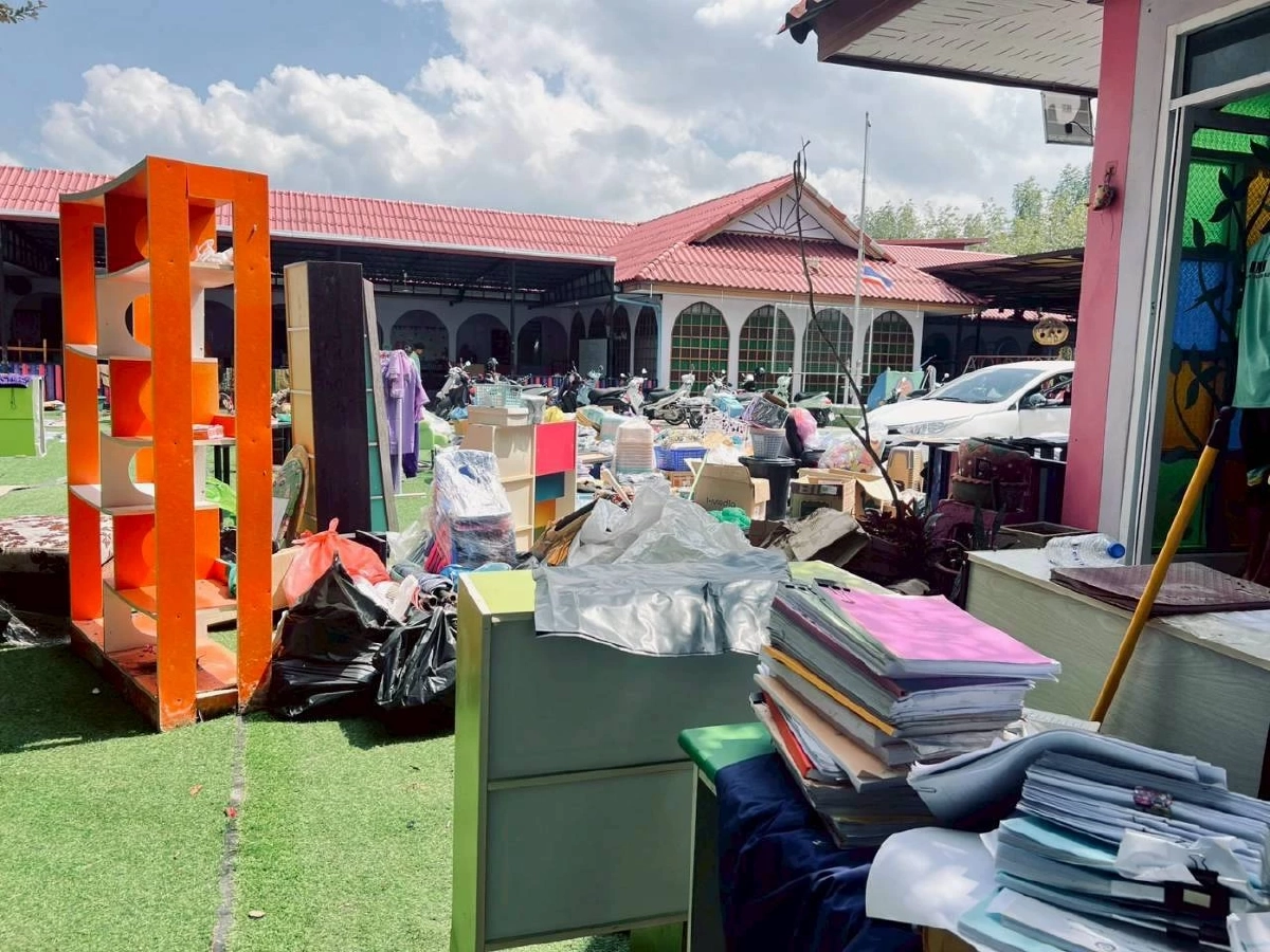 "รร.เร๊าะห์มานีย๊ะห์" จะนะ จ.สงขลา จมบาดาล! ขาดแคลนอุปกรณ์การเรียน