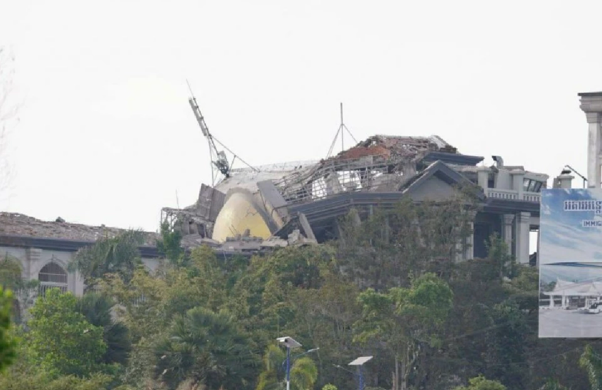 เปิดสภาพ 'กาสิโนทมอดา' หลัง F-16 ล็อกพิกัดเข้าโจมตี เห็นแล้วสุด