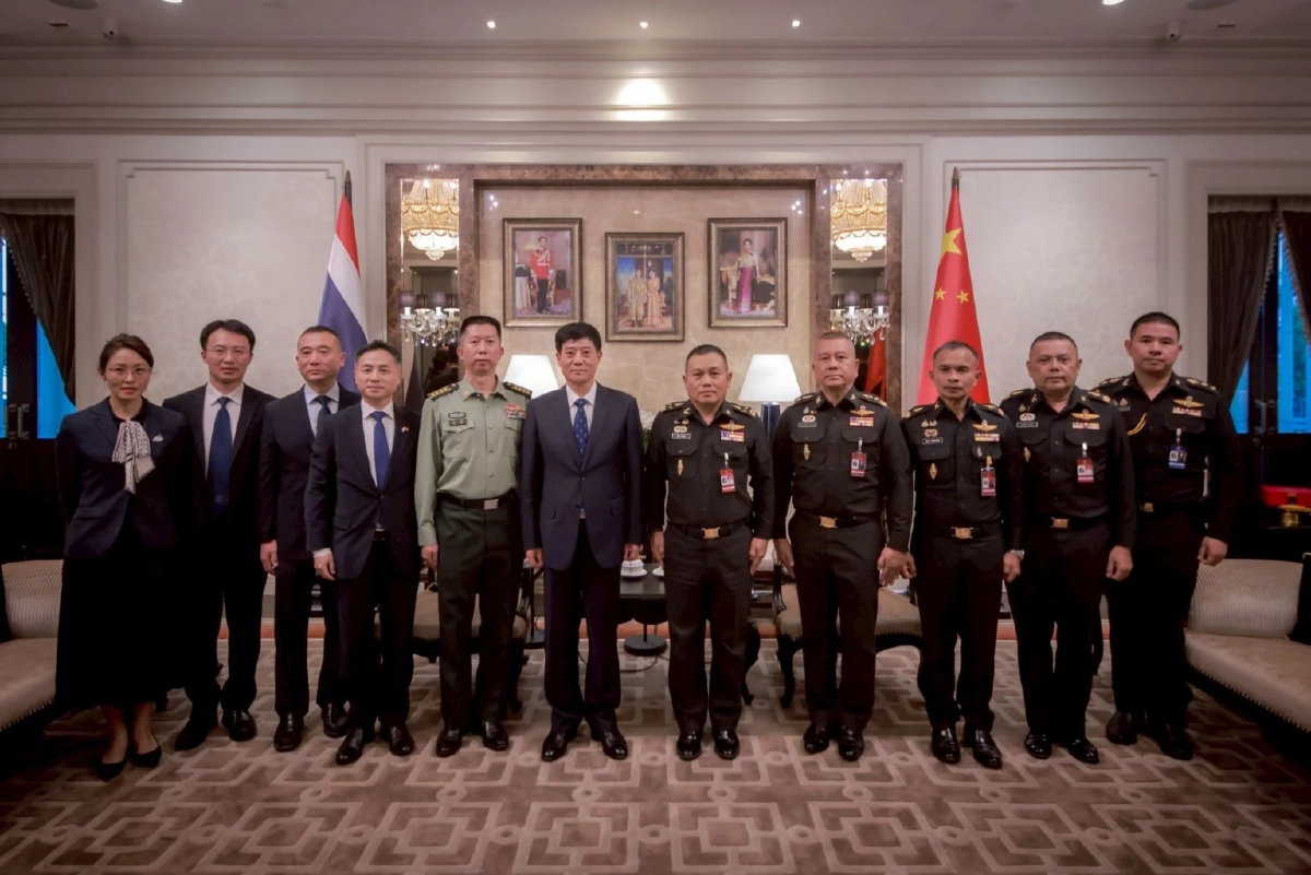 “หลิว จงอี้" ร่วมหารือทบ. เผยรัฐบาลกัมพูชาเชื่อมโยงสแกมเมอร์
