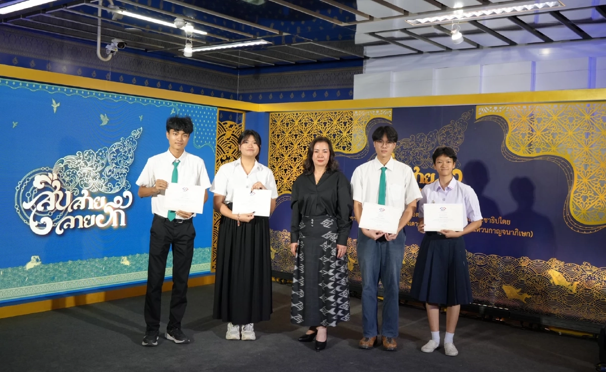 BMN เชิญชวนชื่นชมภาพวาดลายรดน้ำจากฝีมือเยาวชนไทย ณ MRT พหลโยธิน