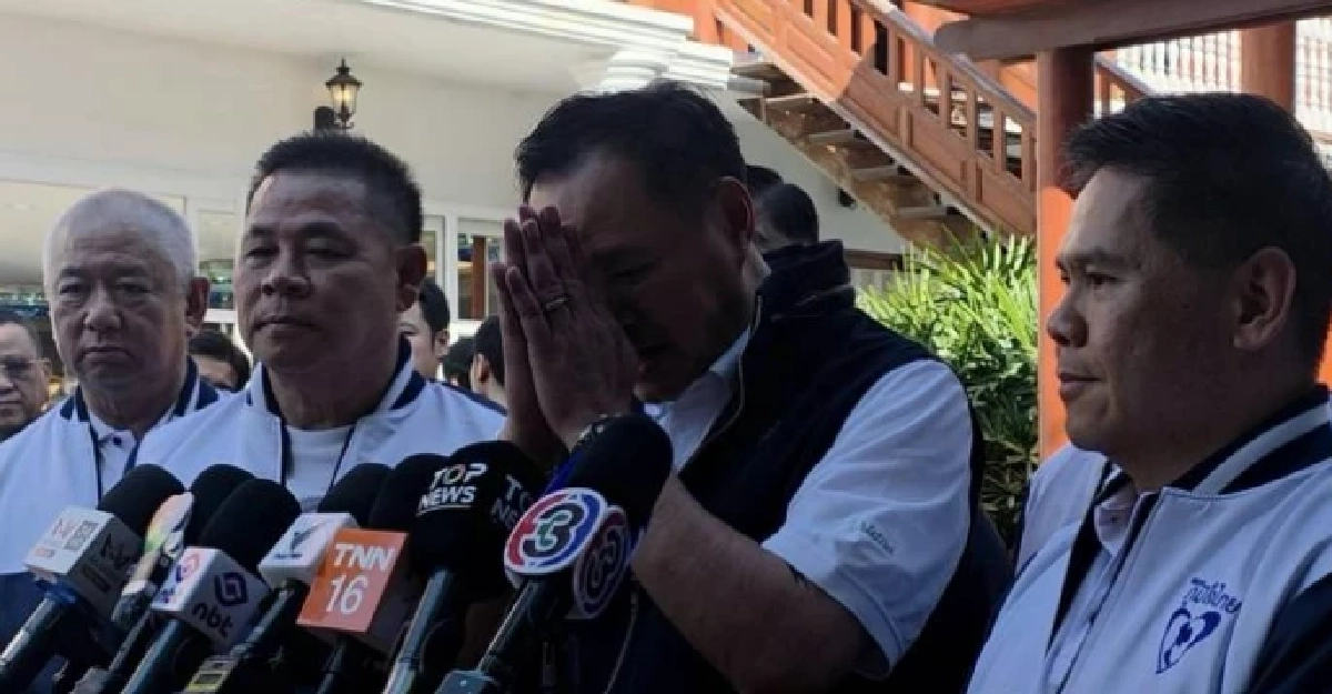 'อนุทิน'เปิดเกม ยกมือไหว้ท่วมหัว'เท้ง' ขยี้จุดยืนการเมืองไทยแรงน่าจับตา