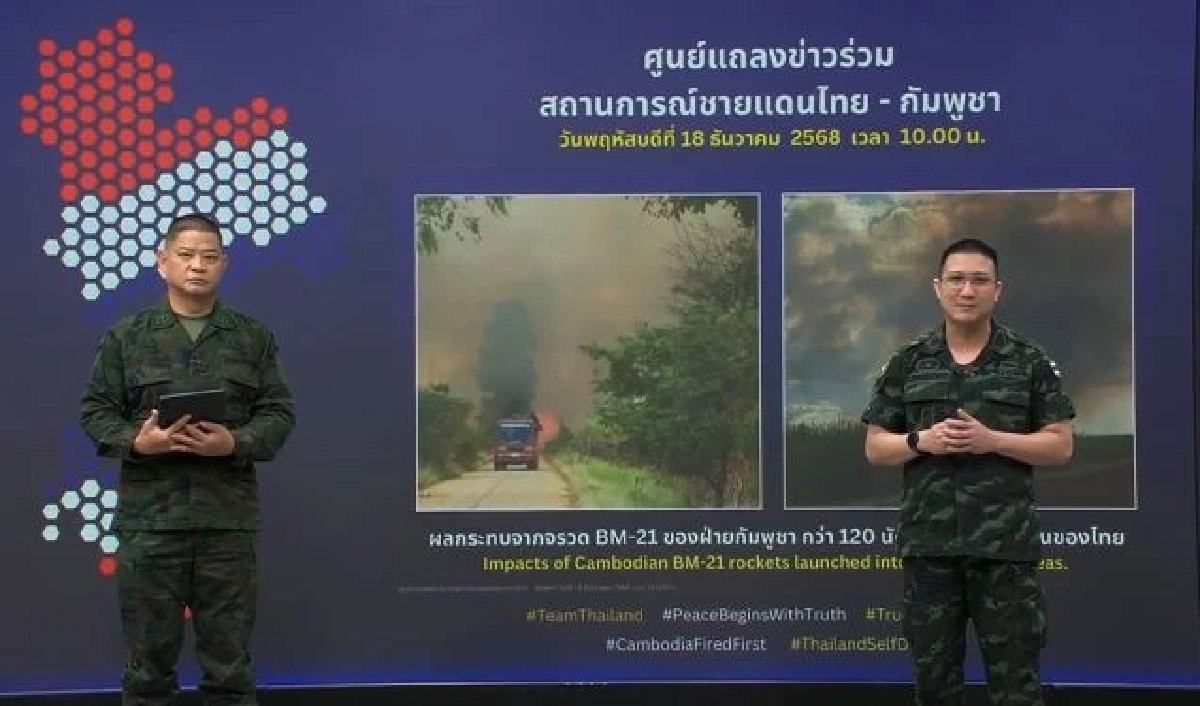 ทบ. เปิดพื้นที่ 4 จุด ยังรบหนักหน่วง ทหารไทย 2 นาย ยังนำร่างกลับไม่ได้