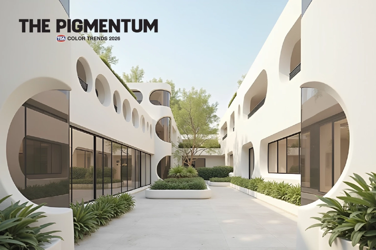 TOA เปิดตัวเทรนด์สี 2026 ‘The Pigmentum’ ร่วมมือสถาปนิกชั้นนำ