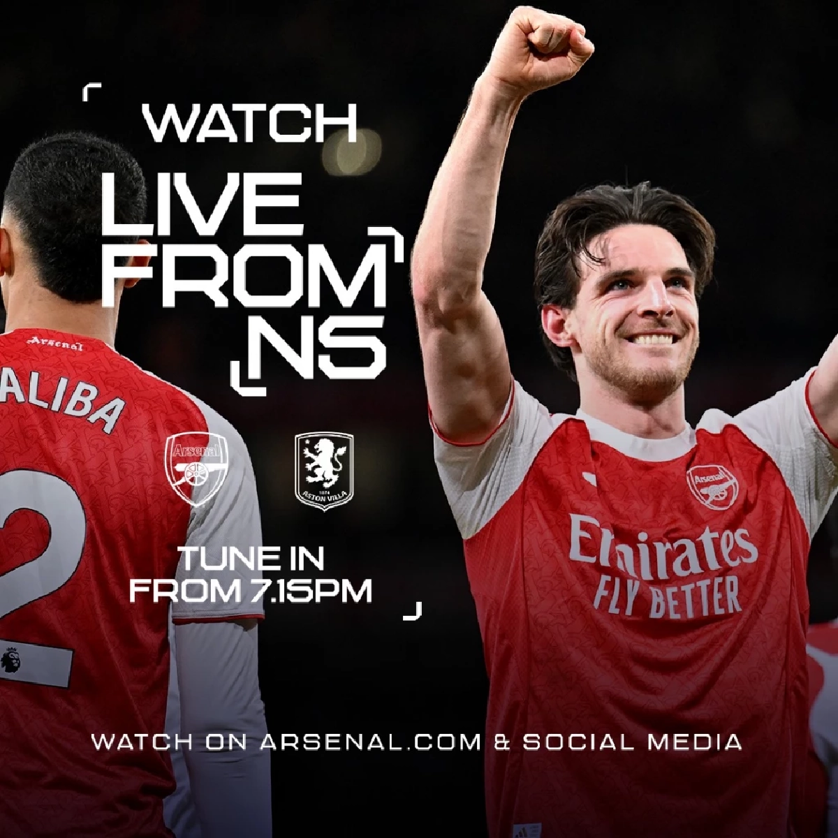 LIVE ดูบอลสดวันนี้ "อาร์เซน่อล พบ แอสตัน วิลล่า" พรีเมียร์ลีก อังกฤษ 03:15 น.