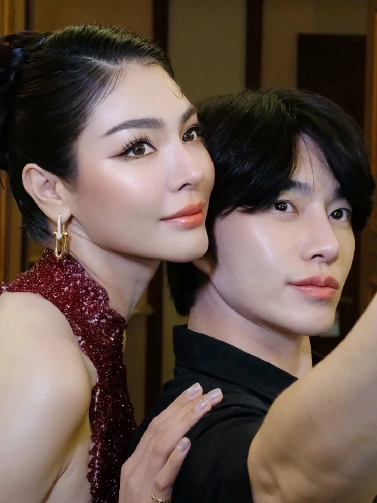 "น้องฉัตร" ทวงบัลลังก์อินเตอร์ ส่ง "ไบรท์ - ฝ้าย" สวยหล่อ ในงาน Red Sea Film