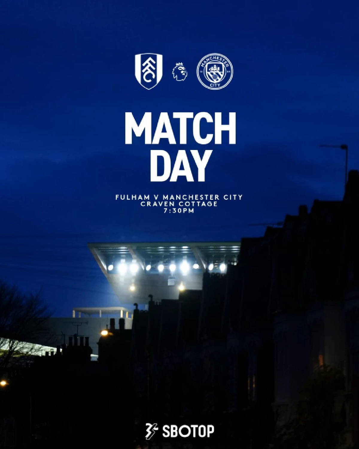 LIVE ดูบอลสด พรีเมียร์ลีก \"ฟูแล่ม พบ แมนซิตี้\" เวลา 02:30 น.