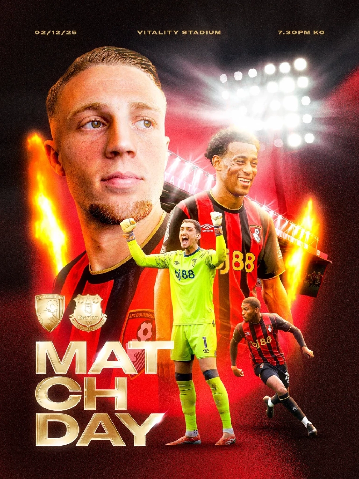 LIVE ดูบอลสด ชมบอลสด พรีเมียร์ลีก \"บอร์นมัธ พบ เอฟเวอร์ตัน\" เวลา 02:30 น.