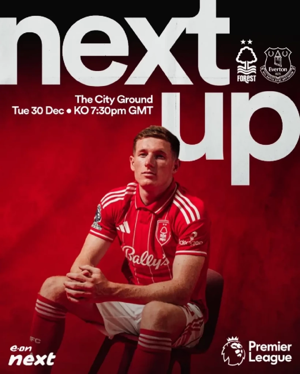 LIVE ดูบอลสดวันนี้ "ฟอเรสต์ พบ เอฟเวอร์ตัน" พรีเมียร์ลีก อังกฤษ 02:30 น.