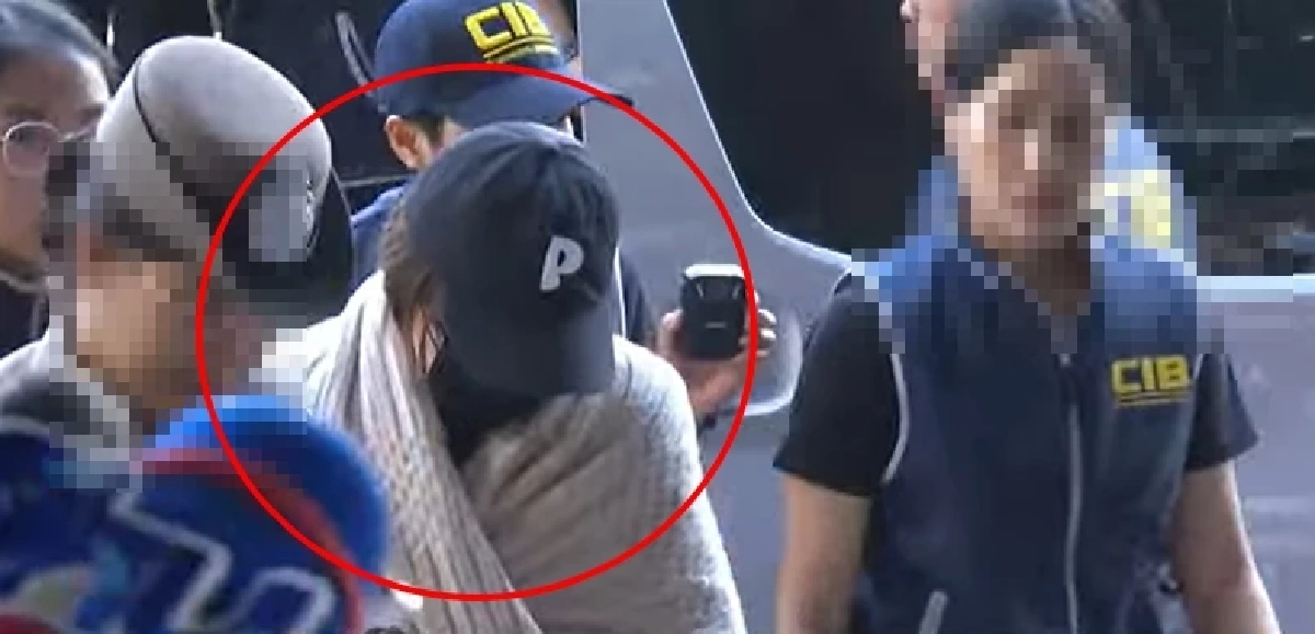 'นานา ไรบีนา'ถึง CIB ทัพสื่อจ่อไมค์ถาม รีบเดิน ไร้คำตอบ สวมหมวกปิดหน้า