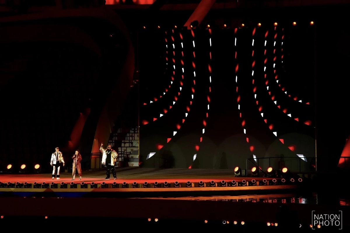 เป็นงง! โดรนพิธีเปิดซีเกมส์ ขึ้นเลขสลับ 2 ตัวท้าย จำนวนเหรียญทอง