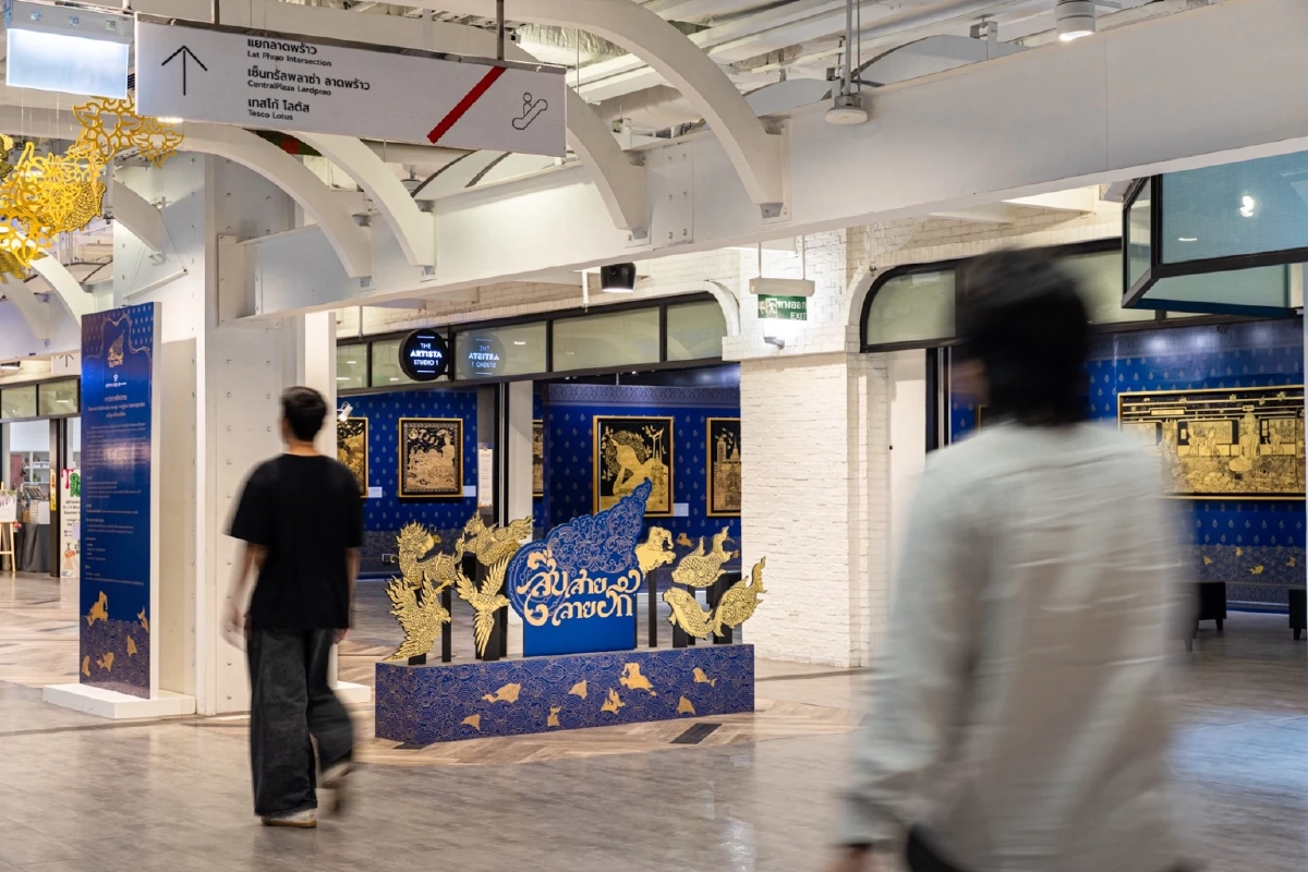 BMN เชิญชวนชื่นชมภาพวาดลายรดน้ำจากฝีมือเยาวชนไทย ณ MRT พหลโยธิน