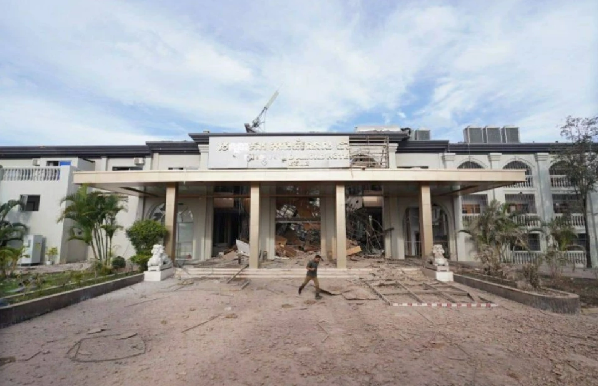 เปิดสภาพ 'กาสิโนทมอดา' หลัง F-16 ล็อกพิกัดเข้าโจมตี เห็นแล้วสุด