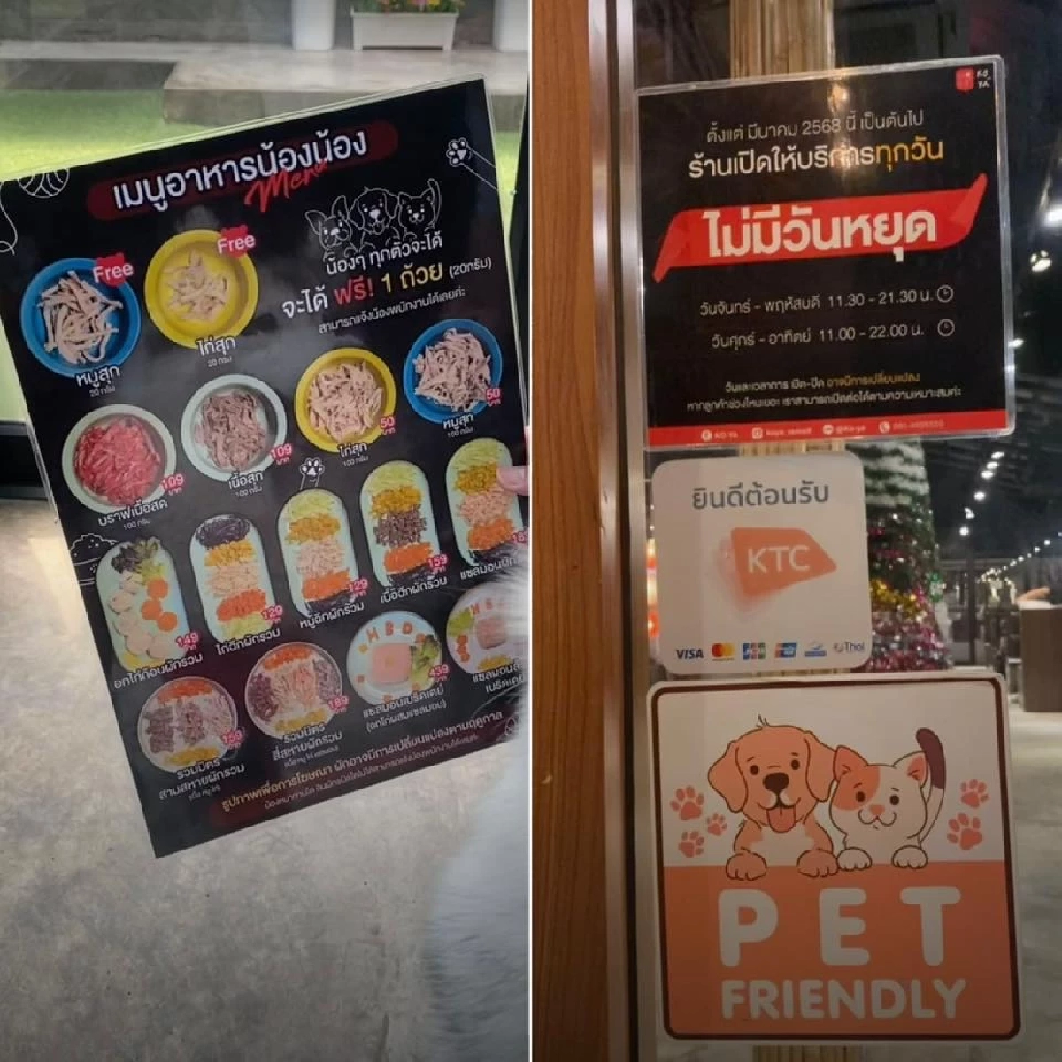 ดราม่า "หมา" กินอาหารบนโต๊ะ ในร้านอาหาร (คลิป) "ตั๊ก ศิริพร" โพสต์สวนทันที