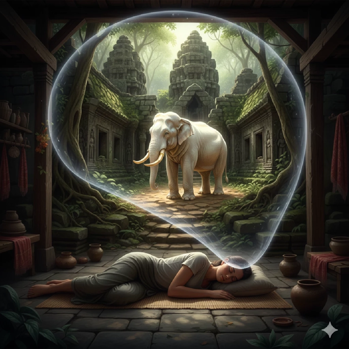 ทำนายฝัน 'ช้างในวัดร้างกลางป่า' นักเสี่ยงโชคตาลุก เปิดคำทำนาย–เลขมงคลแรง