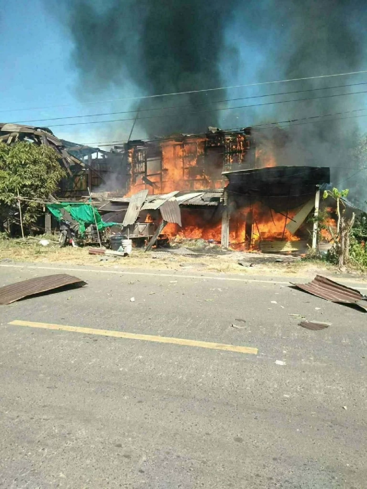 เปิดอาการบาดเจ็บ 4 ราย ถูกระเบิด BM-21 ถล่มในพื้นที่ชุมชน