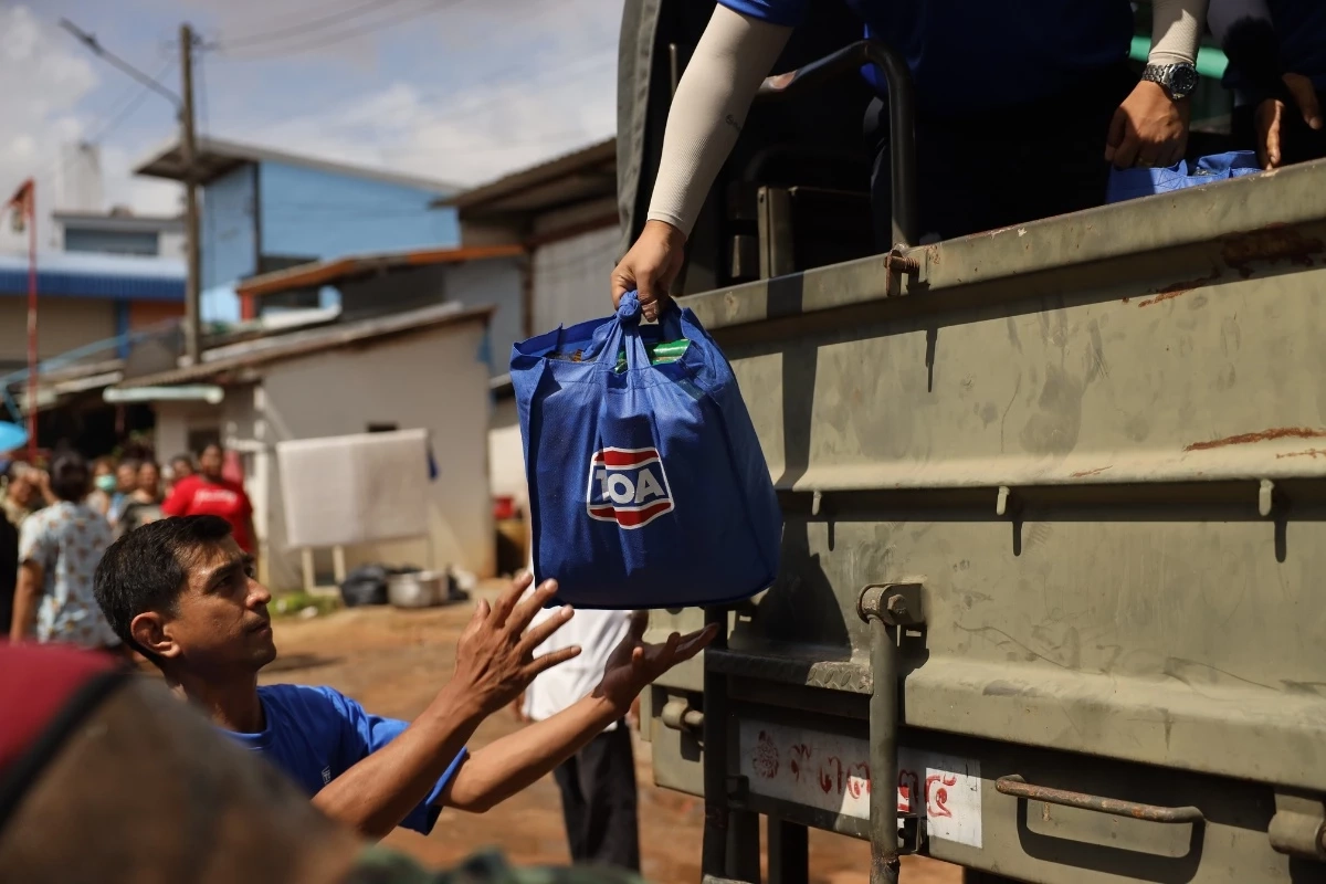 TOA บริจาคเงิน 10 ล้านบาท เร่งฟื้นฟู รพ.หาดใหญ่ ปูพรมแจกถุงยังชีพ