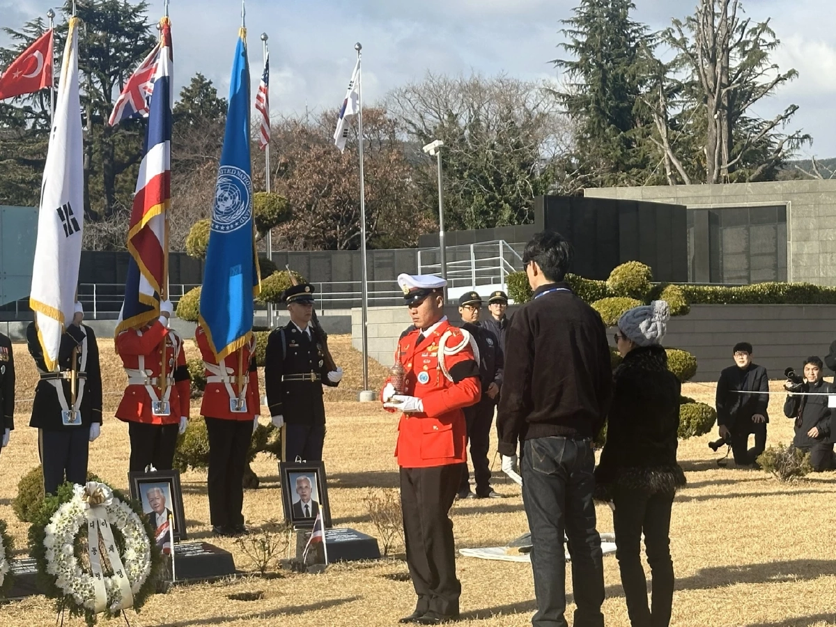 เกาหลีใต้ จัดพิธีบรรจุอัฐิ ทหารผ่านศึกไทย ในสงครามเกาหลี รายที่ 2 และ 3