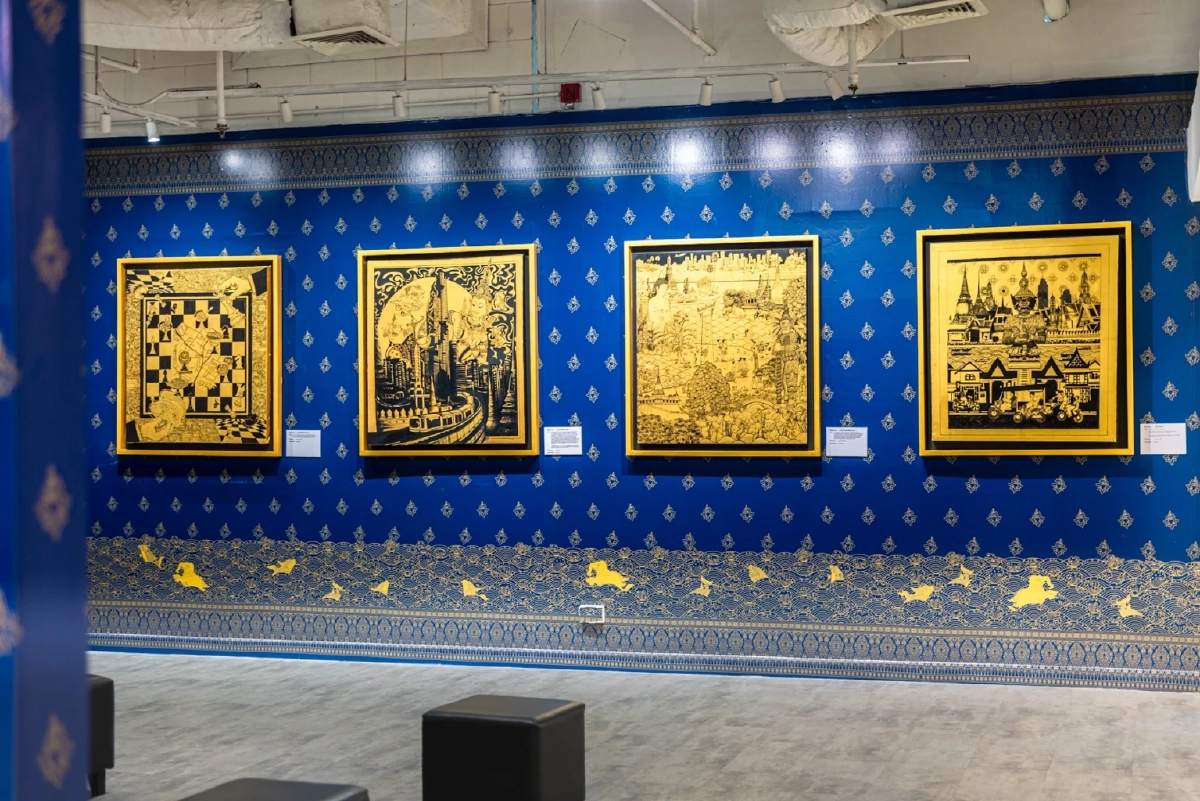 BMN เชิญชวนชื่นชมภาพวาดลายรดน้ำจากฝีมือเยาวชนไทย ณ MRT พหลโยธิน