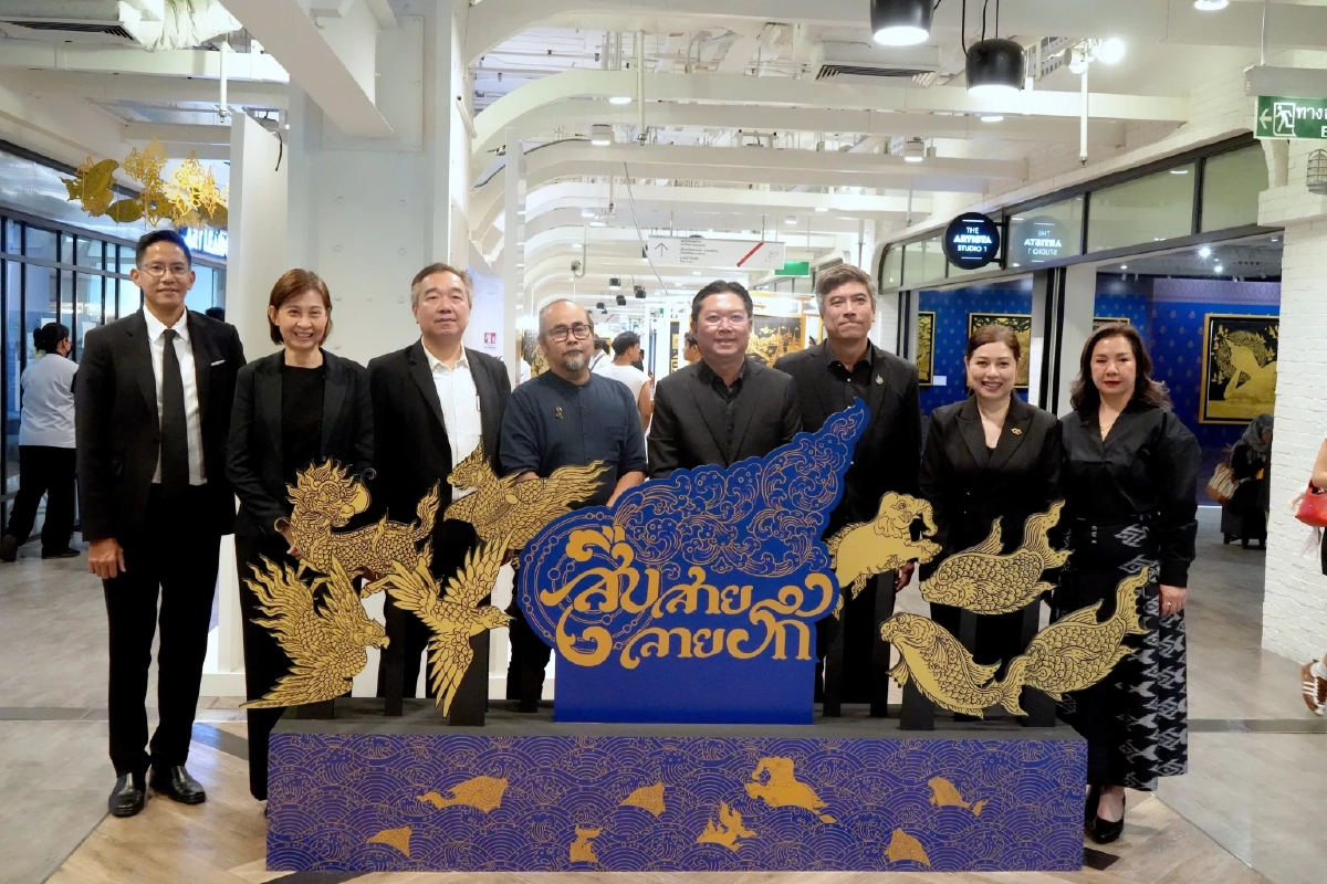 BMN เชิญชวนชื่นชมภาพวาดลายรดน้ำจากฝีมือเยาวชนไทย ณ MRT พหลโยธิน