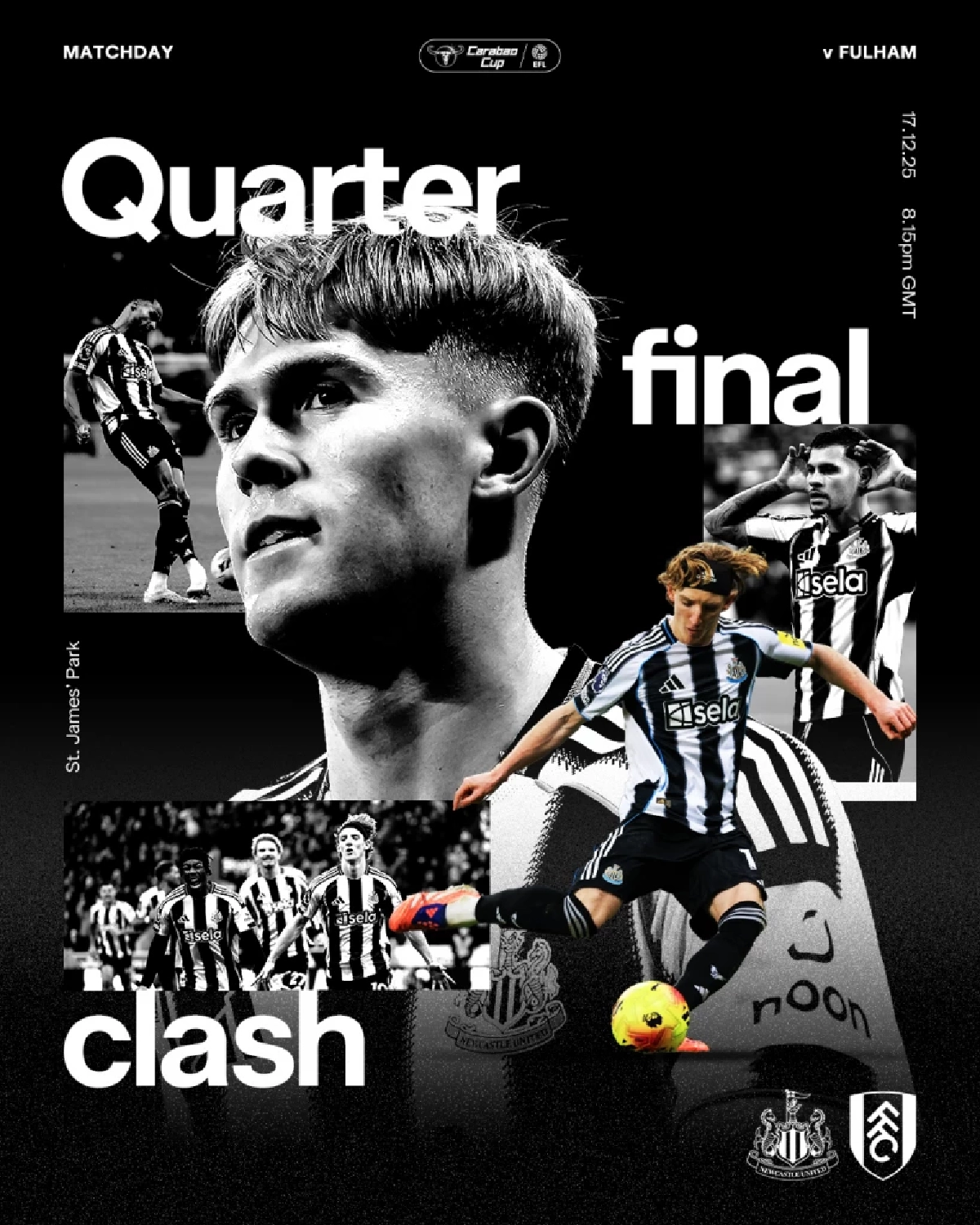 LIVE ลิงค์ดูบอล "นิวคาสเซิ่ล พบ ฟูแล่ม" 03:15 น. ดูบอลสด คาราบาวคัพ EFL