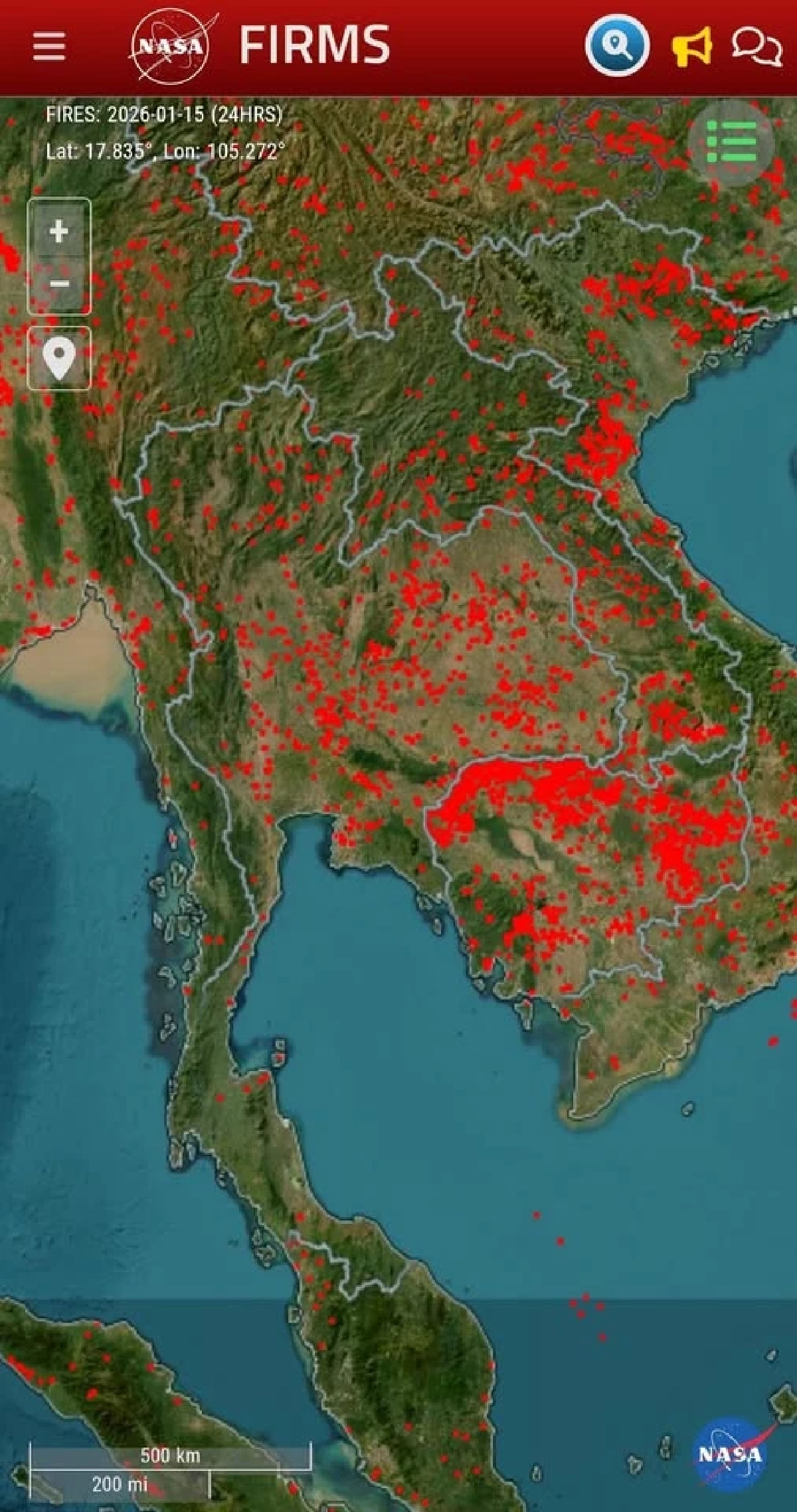 เปิดสาเหตุ! กรุงเทพฯจมฝุ่น PM 2.5 พุ่งวิกฤต เขมรเผาฉ่ำแดงเถือกข้ามพรมแดน