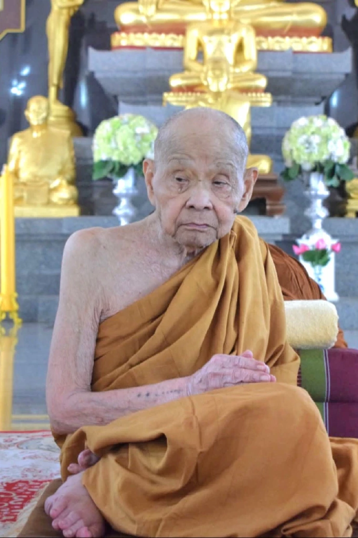 อาลัยสิ้นอริยสงฆ์ 5 แผ่นดิน 'หลวงปู่สุธัมม์' ละสังขารสงบ สิริอายุ 100 ปี