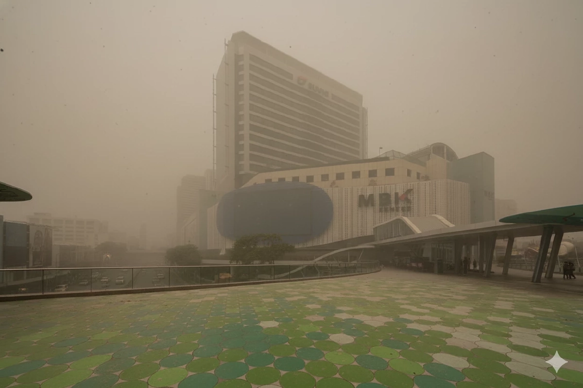 เช็กฝุ่น กทม. ค่าฝุ่น PM2.5 วันนี้ "4 เขต" ระวังพุ่งเกินมาตรฐานแรง