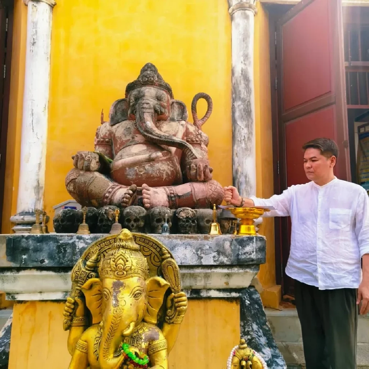 เลขธูป 'พระพิฆเนศโบราณ'วัดดังอยุธยา เรียงชัด 3 ตัวเด็ด ลุ้นโชค ลุ้นรางวัล