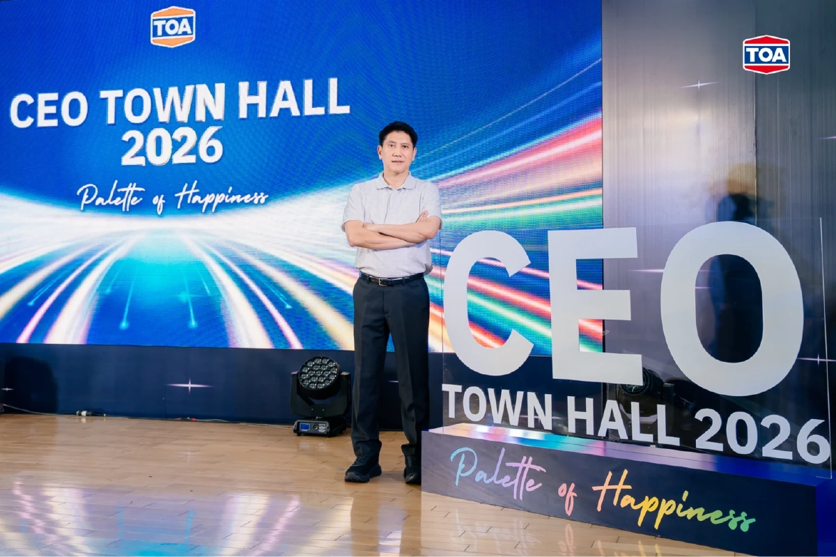 TOA ประกาศวิชั่นใหม่ ‘แต่งเติมความสุขของการอยู่อาศัยให้ทุกคน’