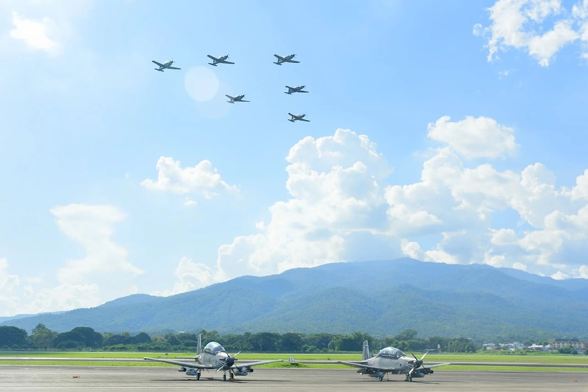 ทำความรู้จัก เครื่องบินโจมตี AT-6TH เพิ่งบรรจุเข้าประจำการที่ฝูงบิน 411
