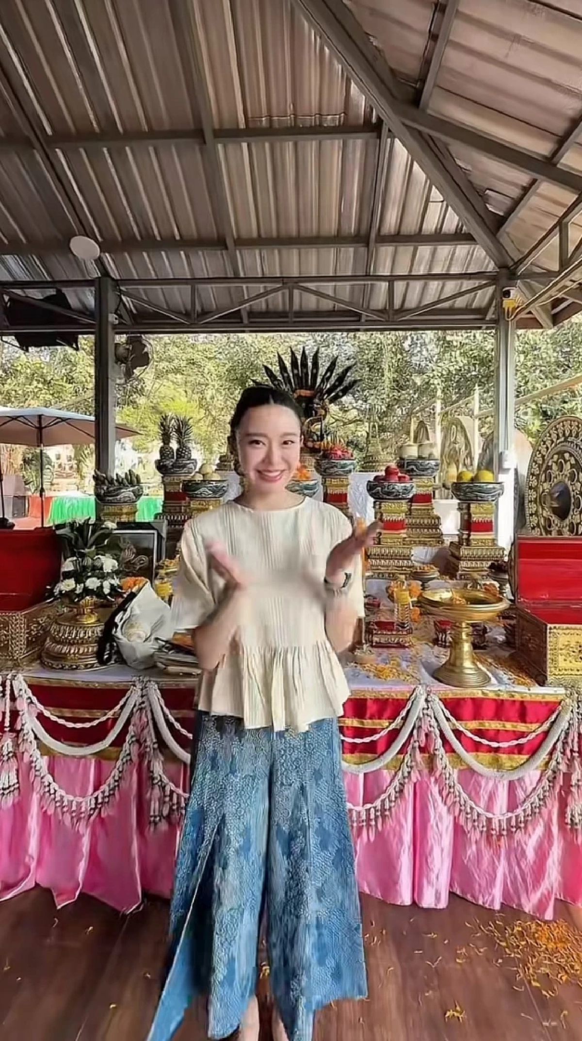 "เลขขันน้ำมนต์" มายด์ - สงกรานต์ บวงสรวงที่คำชะโนด เลขเด็ด 1/2/69 หวยงวดนี้ ออกอะไร