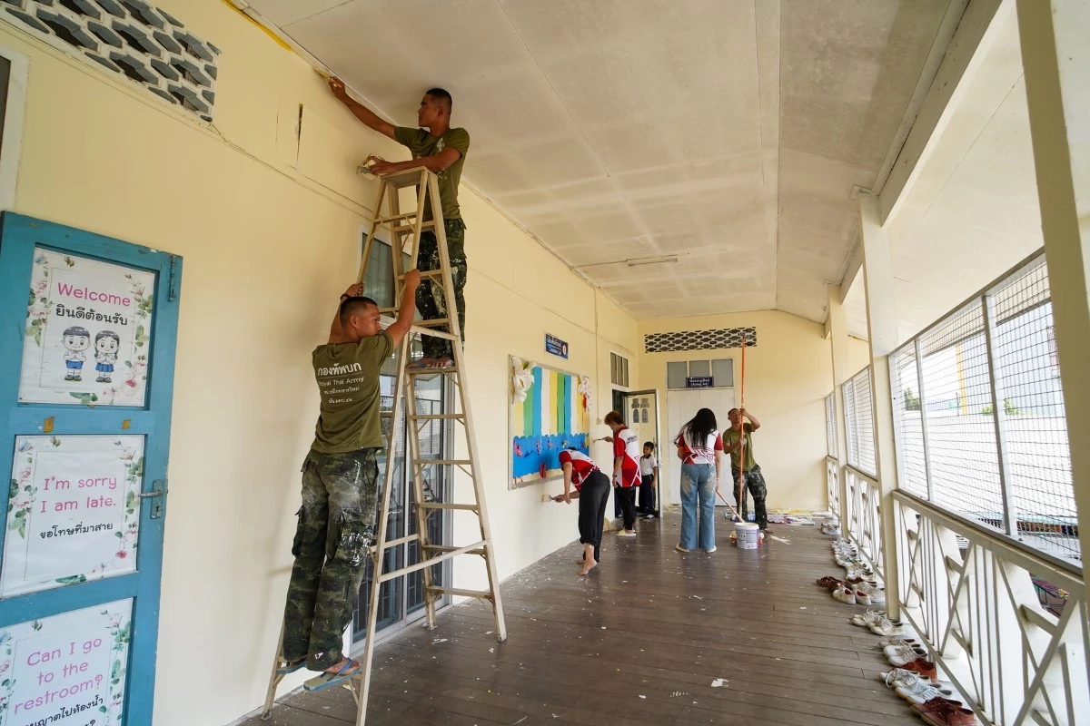 TOA ไม่ทิ้งกัน! รวมพลังจิตอาสาฟื้นฟู รพ.หาดใหญ่-โรงเรียนบ้านคลองหวะ หลังน้ำท่วม 68