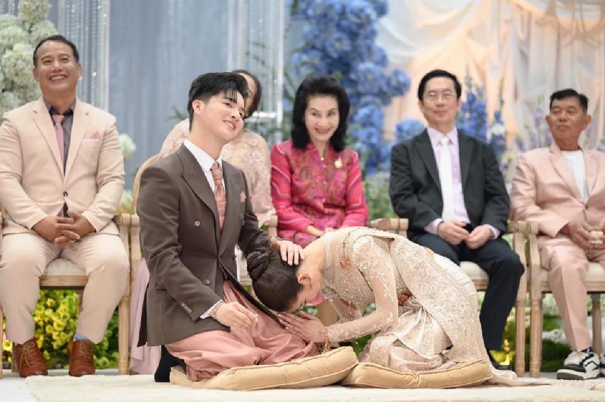 วิวาห์สุดชื่นมื่น "แพรวพราว-ซัน" เปิดค่าสินสอดเงินสดเน้นๆ พ่วงทองคำชุดใหญ่