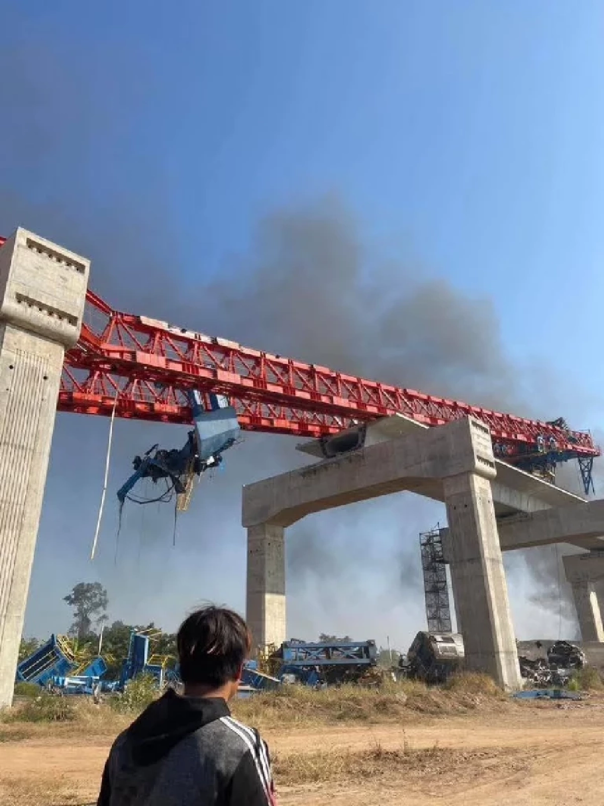 เปิดซาก! เหตุเครนฯ ล้มทับขบวนรถไฟ อ.สีคิ้ว จ.นครราชสีมา