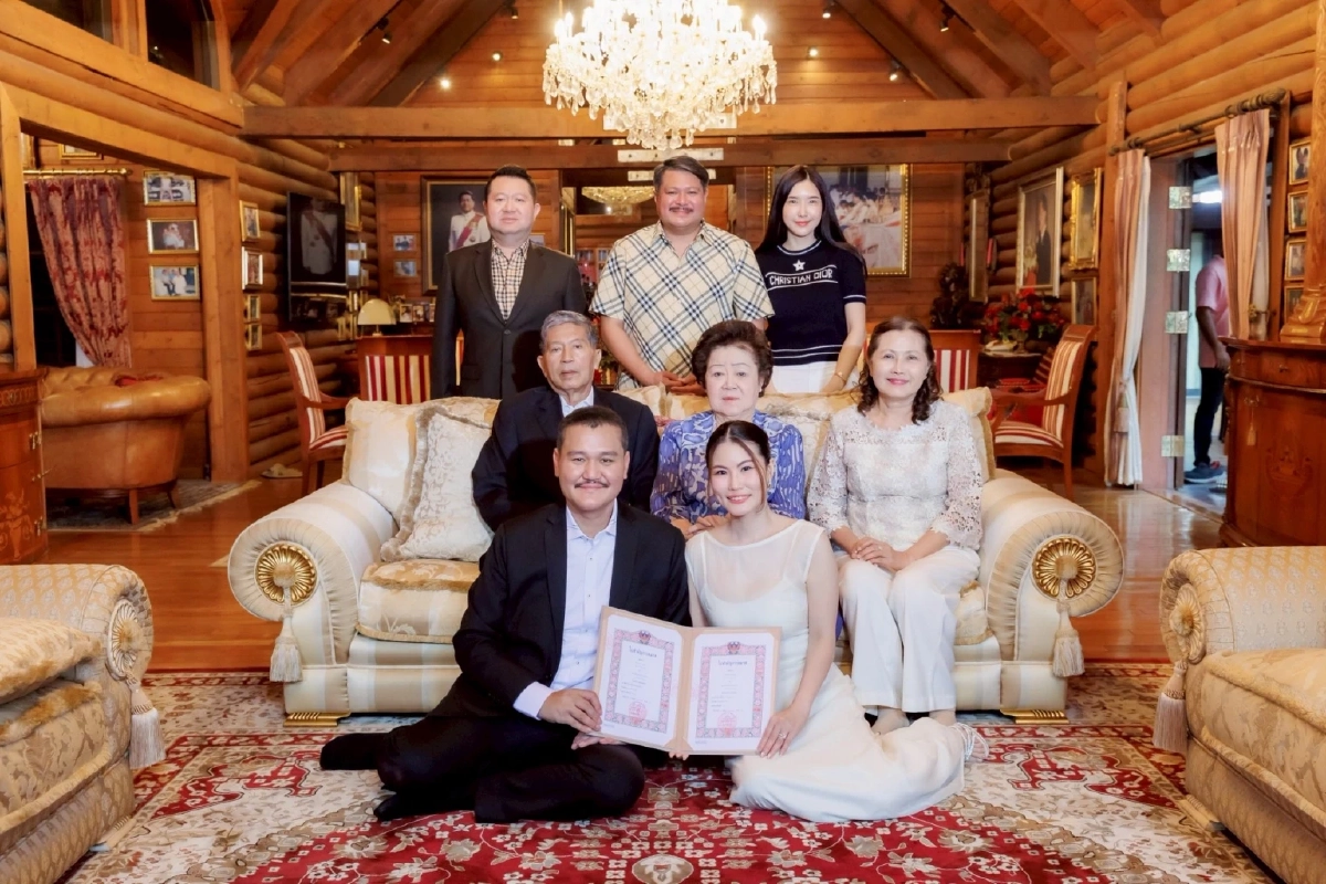 ชื่นมื่น "ดวง อยู่บำรุง" ลูกชาย "เฉลิม อยู่บำรุง" จดทะเบียนสมรส ภรรยาสวยมาก