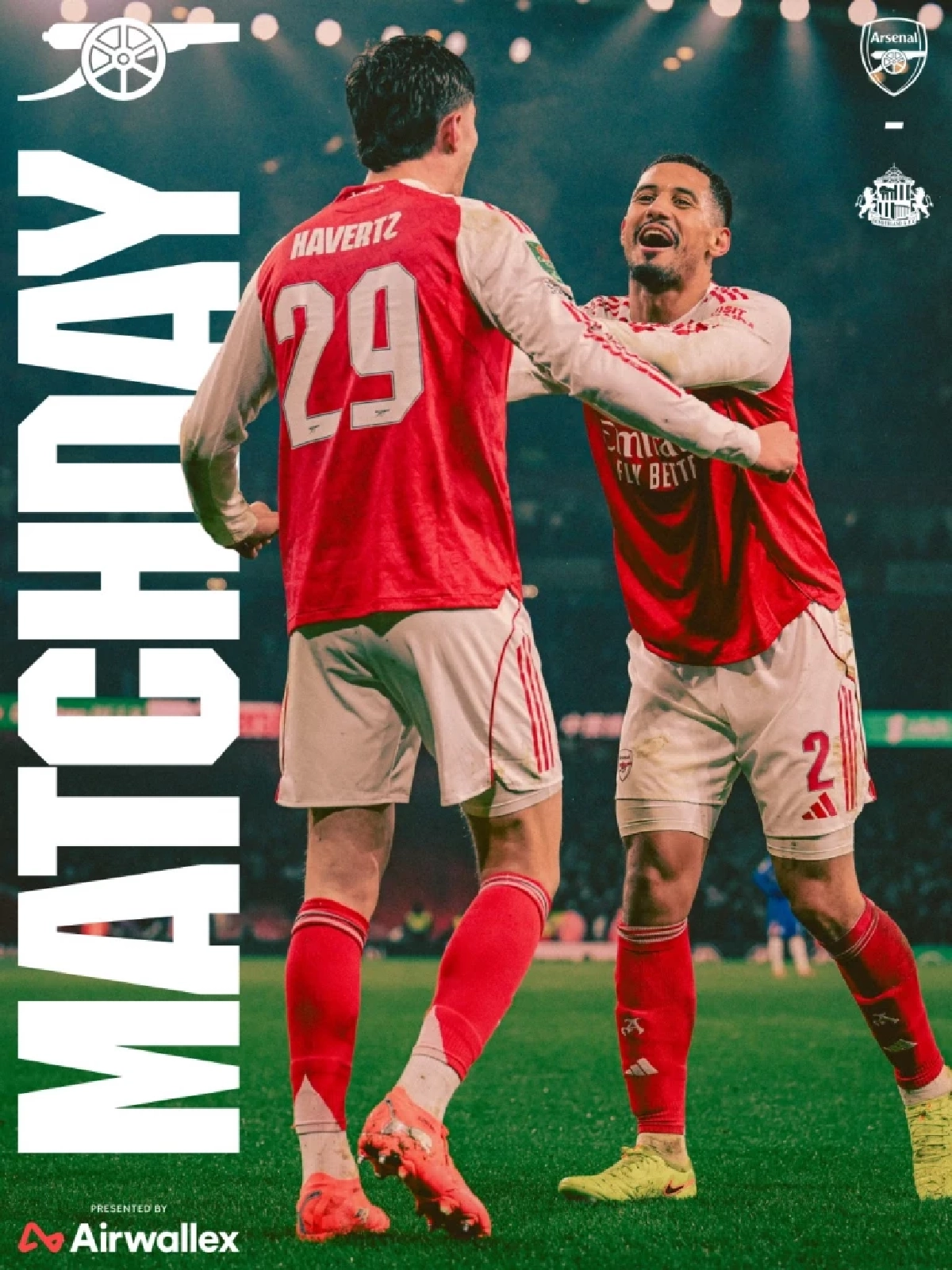 LIVE ดูบอลฟรี "อาร์เซนอล พบ ซันเดอร์แลนด์" ลิงค์ดูบอลสด พรีเมียร์ลีก อังกฤษ