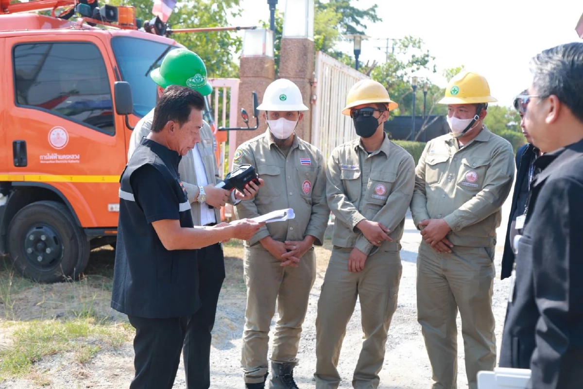 MEA ลงพื้นที่ กกต. สมุทรปราการ ยกระดับความมั่นคงระบบไฟฟ้าขั้นสูงสุดรองรับการเลือกตั้ง-ออกเสียงประชามติ