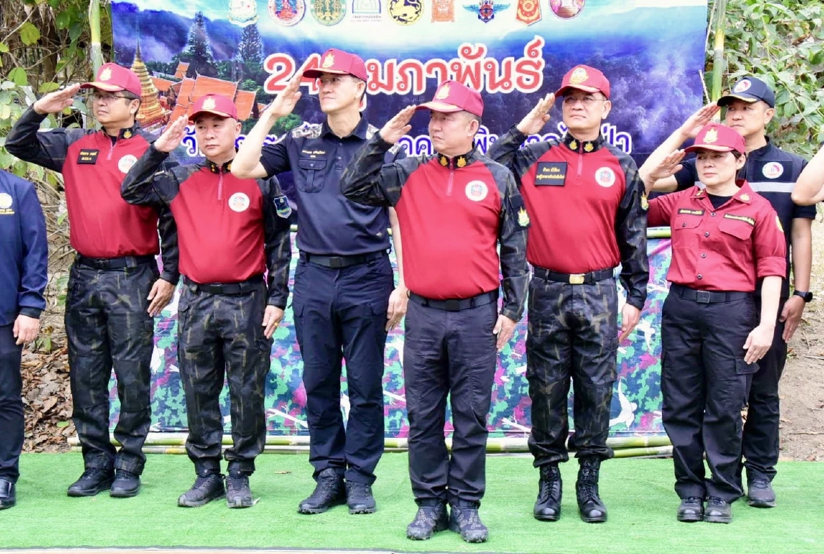 "วันรณรงค์ให้ปลอดควันพิษจากไฟป่า" ทส. รวมพลังเอาจริง! รุกฆาตคนเผาป่า