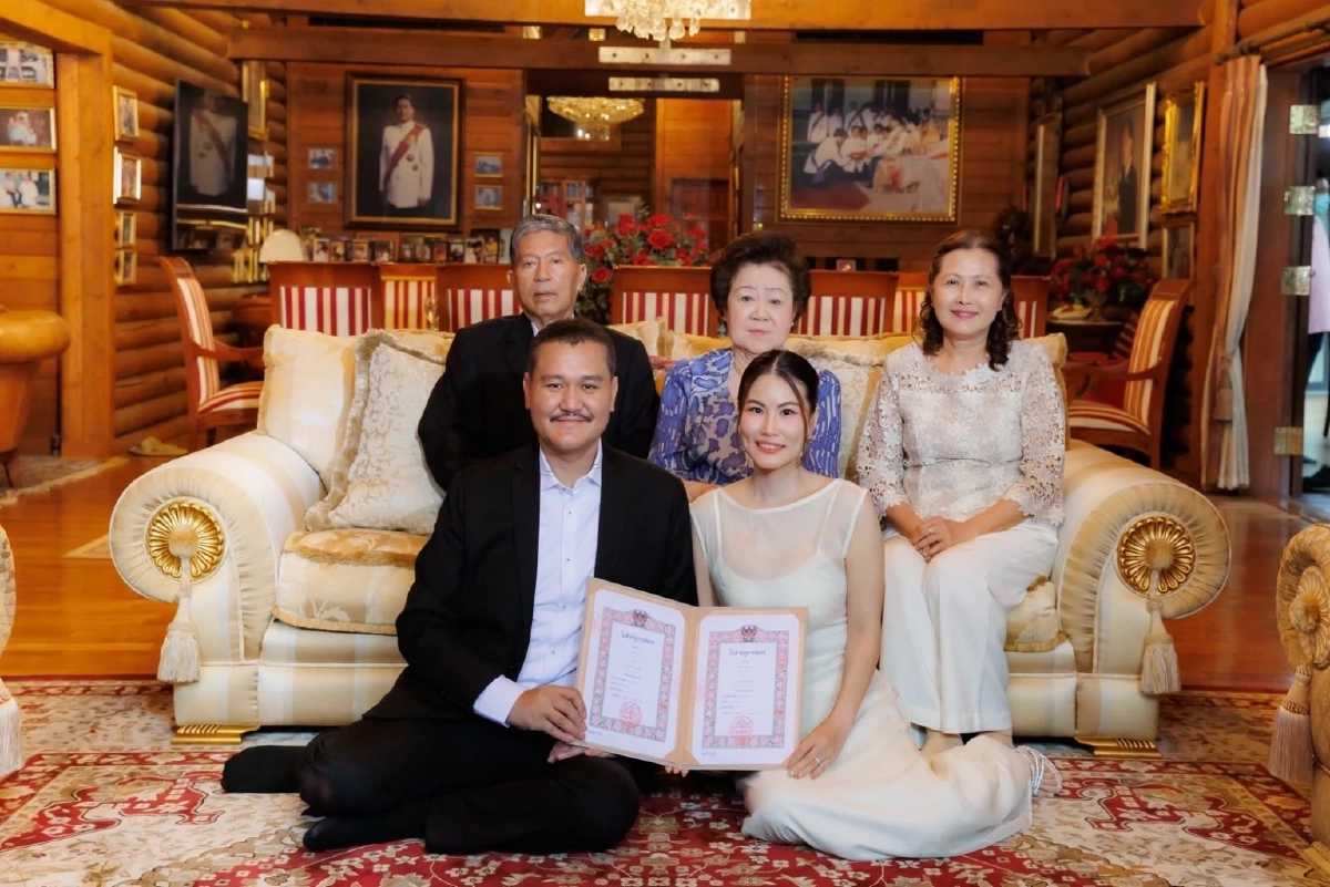 ชื่นมื่น "ดวง อยู่บำรุง" ลูกชาย "เฉลิม อยู่บำรุง" จดทะเบียนสมรส ภรรยาสวยมาก