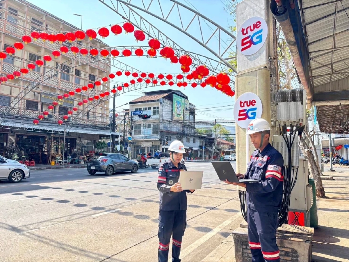 ทรู คอร์ปอเรชั่น UP สัญญาณ 5G รับเทศกาลตรุษจีนปีม้า ให้ลูกค้าเฮง ปัง มั่งคั่ง รองรับเที่ยว-ไหว้เจ้า-เสริมดวง-แก้ชง ทั่วไทย