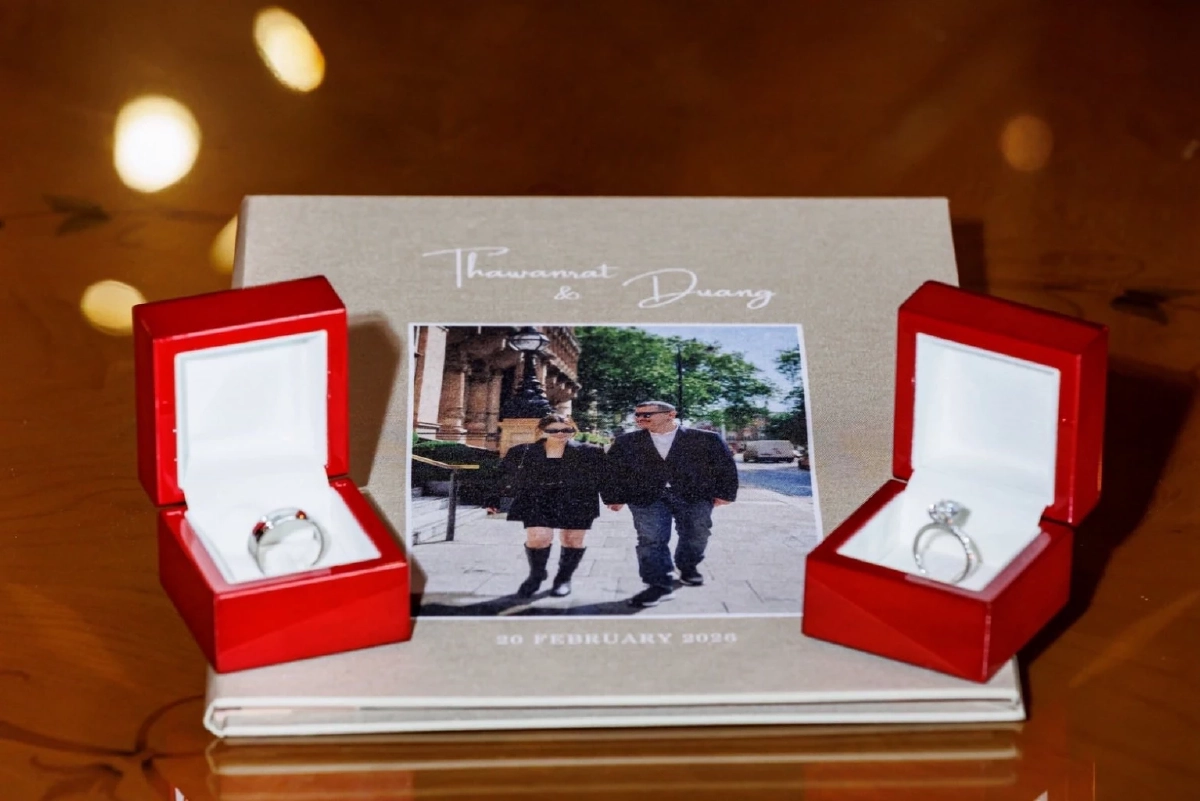 ชื่นมื่น "ดวง อยู่บำรุง" ลูกชาย "เฉลิม อยู่บำรุง" จดทะเบียนสมรส ภรรยาสวยมาก