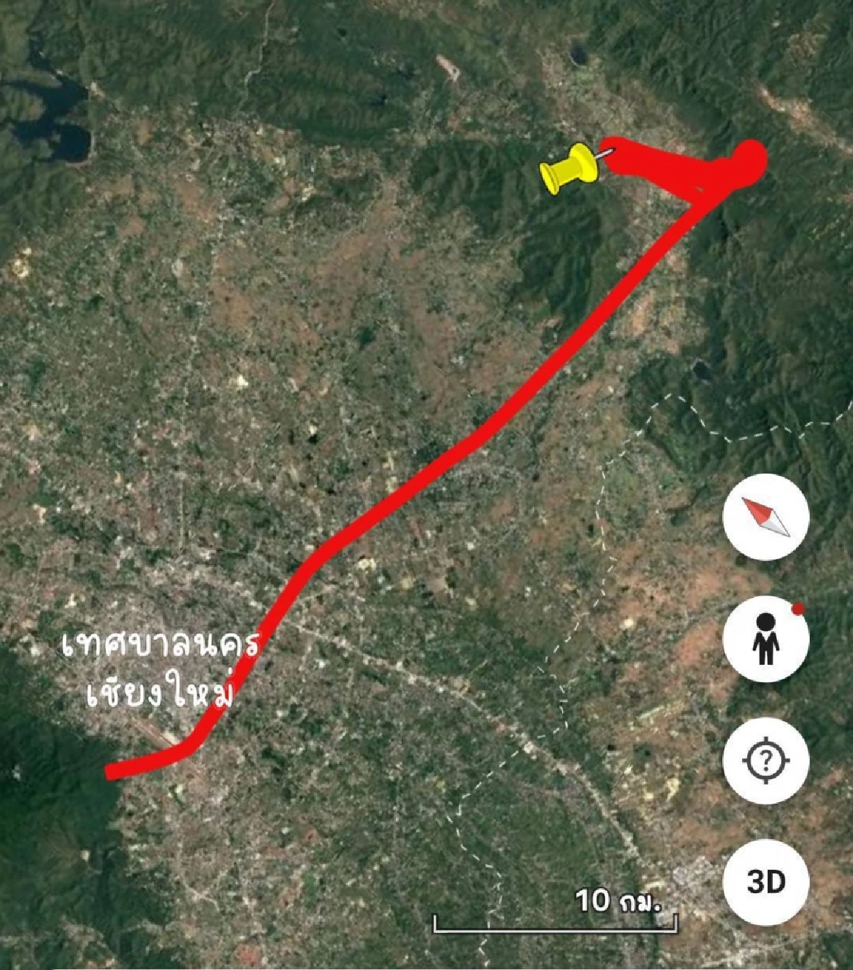 "รมว.ทส." คุมเข้ม! สั่งติดตามดับไฟป่าแม่ออนสำเร็จ ทิ้งน้ำกว่า 1.2 หมื่นลิตร